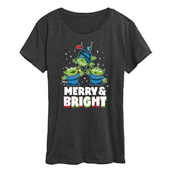Disney / Pixar's Toy Story Women's Merry And Bright Graphic Tee