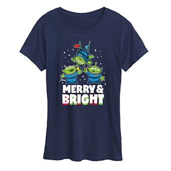Disney / Pixar's Toy Story Women's Merry And Bright Graphic Tee