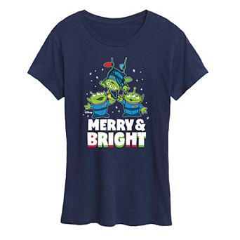 Disney / Pixar's Toy Story Women's Merry And Bright Graphic Tee