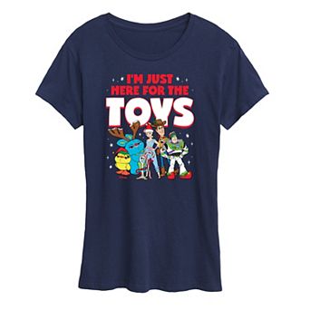 Disney / Pixar's Toy Story Women's Here For The Toys Graphic Tee