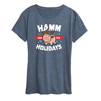 Disney / Pixar's Toy Story Women's Hamm For The Holidays Graphic Tee