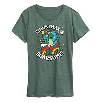 Disney / Pixar's Toy Story Women's Christmas Is Roarsome Graphic Tee