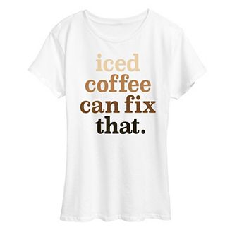 Women's Iced Coffee Can FiGraphic Tee That Graphic Tee