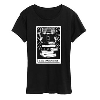 Women's The Bookworm Tarot Graphic Tee