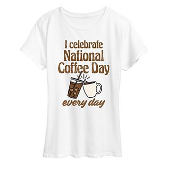 Women's National Coffee Day Graphic Tee