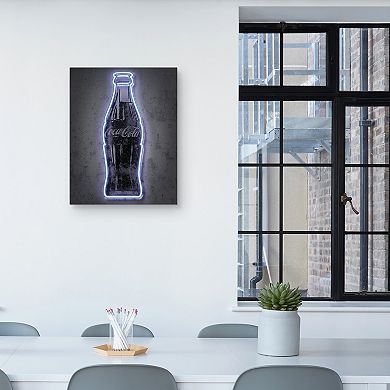 Coca Cola Glow Canvas Wall Decor