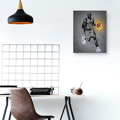 Kobe Bryant Basketball Dribble Canvas Wall Decor