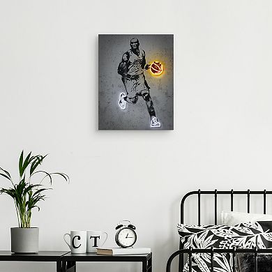 Kobe Bryant Basketball Dribble Canvas Wall Decor