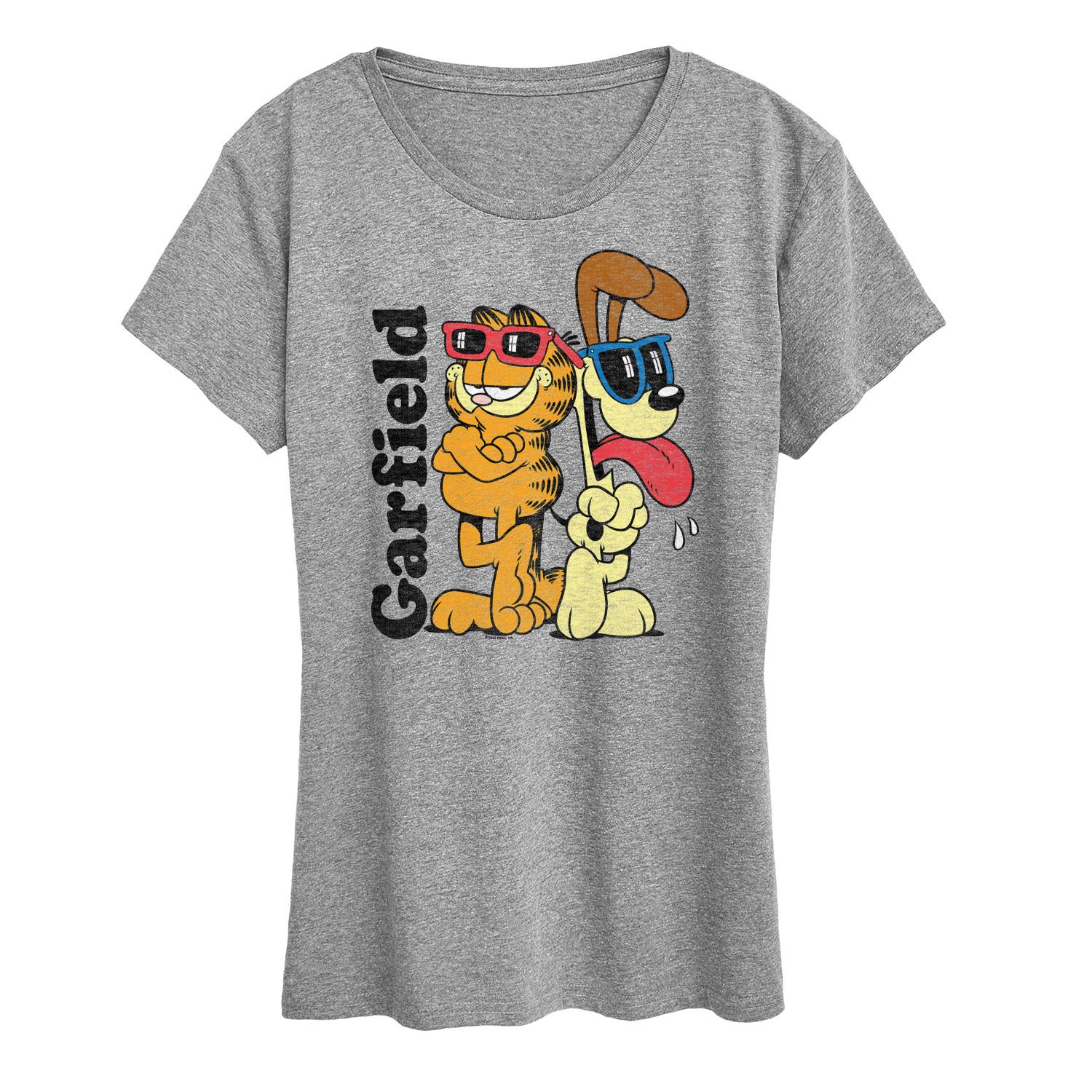 Maglietta Unisex Garfield Odie Face – T-shirt Adulti In Cotone, Vestibilità Classica, Stampata Nel Regno Unito