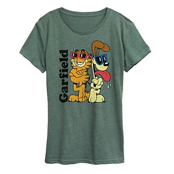 Women's Garfield Odie Sunglasses Graphic Tee
