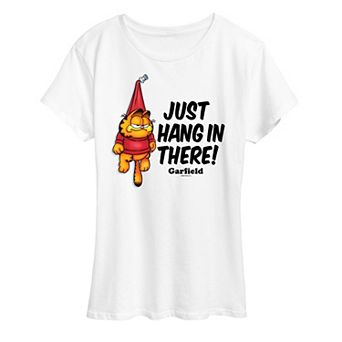 Women's Garfield Just Hang In There Graphic Tee