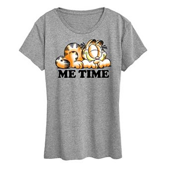 Women's Garfield Me Time Sketch Graphic Tee