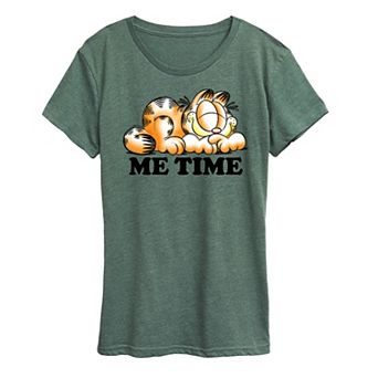 Women's Garfield Me Time Sketch Graphic Tee