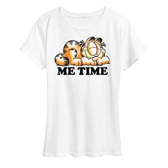 Women's Garfield Me Time Sketch Graphic Tee
