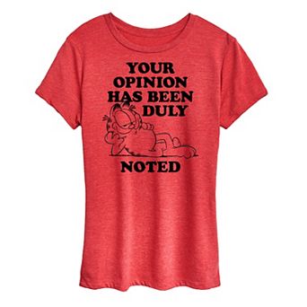 Women's Garfield Duly Noted Graphic Tee