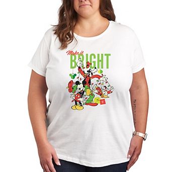 Disney's Mickey Mouse & Friends Plus Make It Bright Graphic Tee