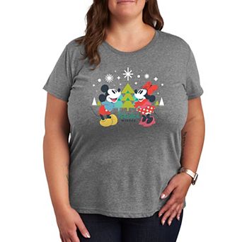 Disney's Mickey & Minnie Mouse Plus Winter Wishes Graphic Tee