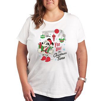 Disney's Minnie Mouse Plus Christmas Time Graphic Tee
