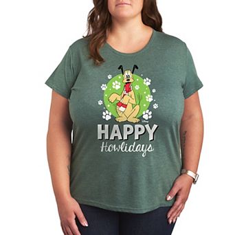 Disney's Pluto Plus Happy Howlidays Graphic Tee