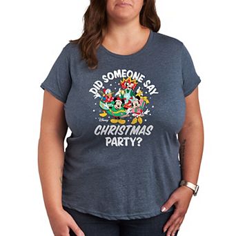Disney's Mickey Mouse & Friends Plus Christmas Party Graphic Tee
