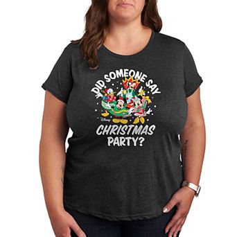 Disney's Mickey Mouse & Friends Plus Christmas Party Graphic Tee