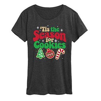 Women's Tis The Season For Cookies Graphic Tee