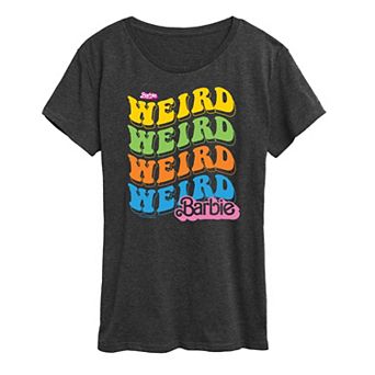 Women's Barbie The Movie Weird Stack Graphic Tee