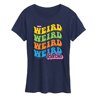 Women's Barbie The Movie Weird Stack Graphic Tee