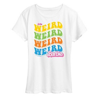 Women's Barbie The Movie Weird Stack Graphic Tee