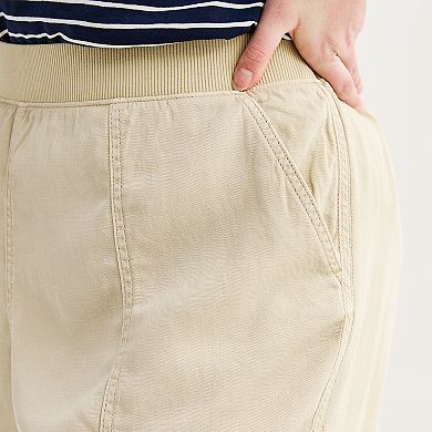 Plus Size Sonoma Goods For Life® Comfort Waist Shorts