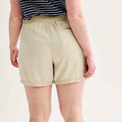Plus Size Sonoma Goods For Life® Comfort Waist Shorts