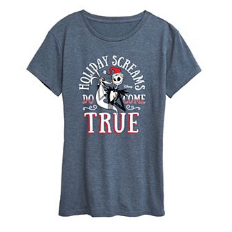 Disney's Nightmare Before Christmas Women's Screams Come True Graphic Tee