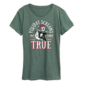 Disney's Nightmare Before Christmas Women's Screams Come True Graphic Tee