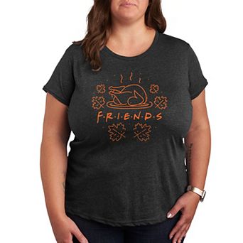 Plus Friends Logo With Turkey Graphic Tee
