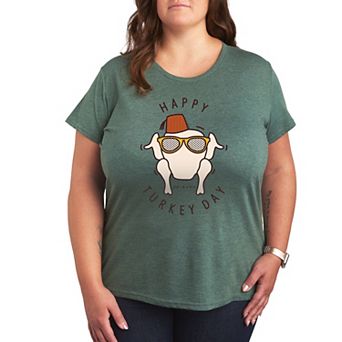 Plus Friends Happy Turkey Day Graphic Tee