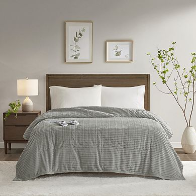 Serta Corded Plush Electric Heated Blanket