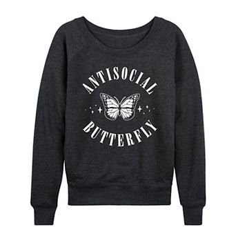 Women's Antisocial Butterfly Graphic Tee