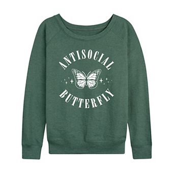 Women's Antisocial Butterfly Graphic Tee