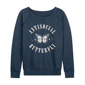 Women's Antisocial Butterfly Graphic Tee