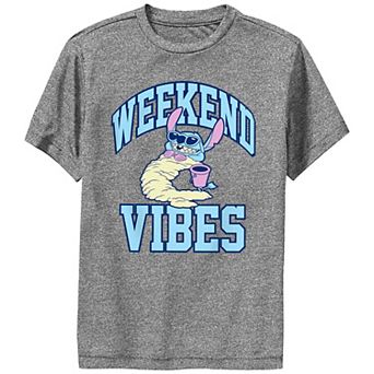 Disney's Lilo & Stitch Boys 8-20 Weekend Vibes Stitch Performance Tee