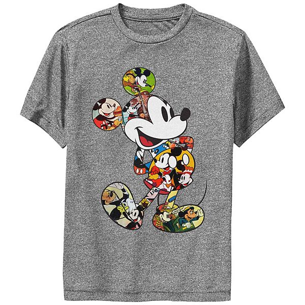 Disney's Mickey Mouse Boys 8-20 Vintage Cartoons Performance Tee