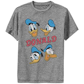 Disney's Donald Duck Boys 8-20 Happy Expressions Performance Tee
