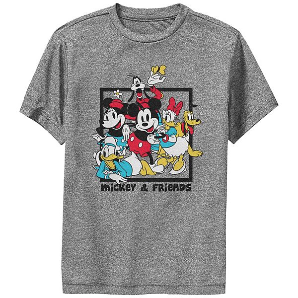 Disney's Mickey Mouse & Friends Boys 8-20 Box Portrait Performance Tee