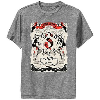 Disney's Mickey Mouse Boys 8-20 Spooky Come Alive Performance Tee