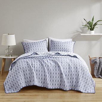 Madison Park Raine 3 pc Reversible Matelassé Coverlet Set