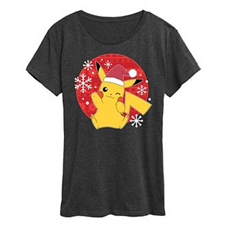 Women's Pokemon Pikachu Ugly Sweater Tee