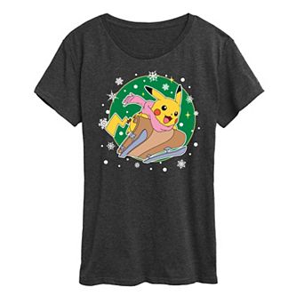 Women's Pokemon Pikachu Sled Tee