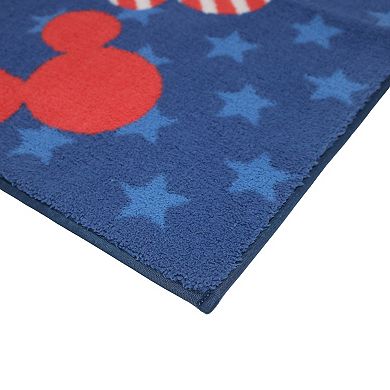 Celebrate Together™ Disney Mickey Mouse Americana Mickey Head Outline Rug