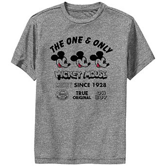 Disney's Mickey Mouse Boys 8-20 The One And Only Since 1928 Performance Tee