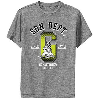 Disney's Goofy & Max Boys 6-20 Son Dept. Since Day 01 Performance Tee